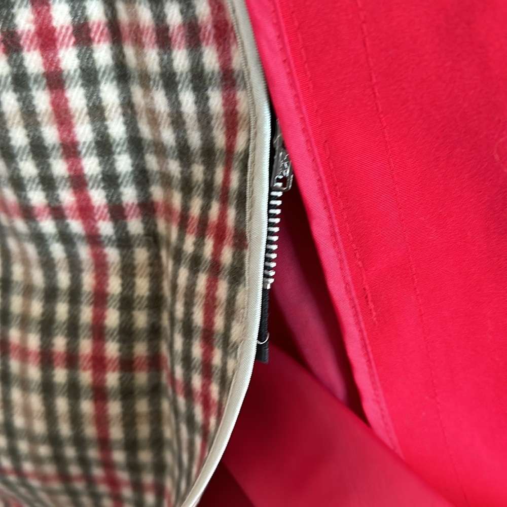 EUC Vintage London Fog Towne Edition Fully Lined Trench Coat Red Size 8 petite - Picture 8 of 16